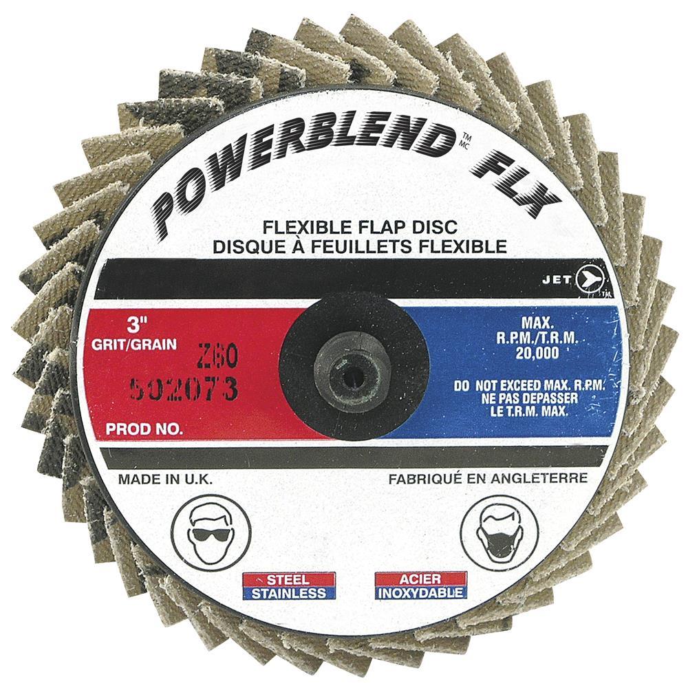 POWERBLEND FLX High Performance Roll-On Flap Discs for Die Grinders