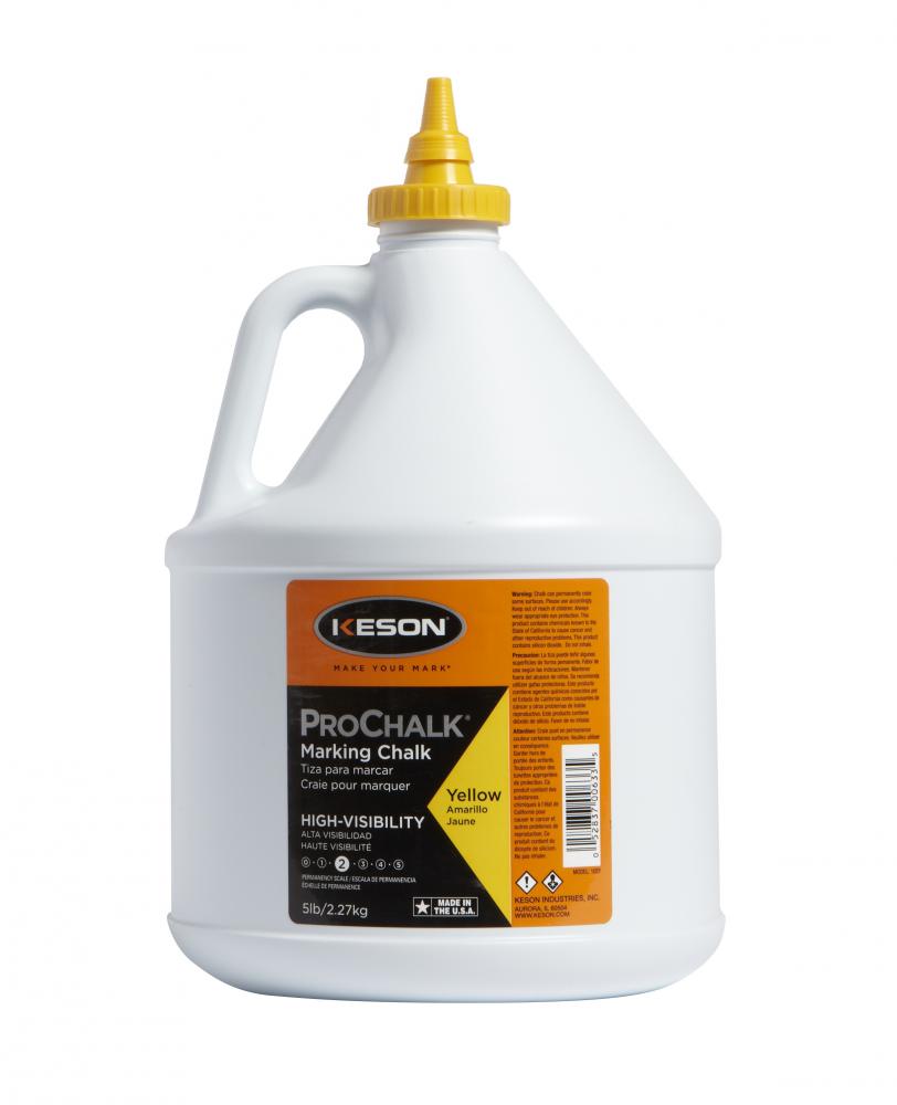 PROCHALK® LEVEL 2, HIGH-VISIBILITY, YELLOW, 5 LBS