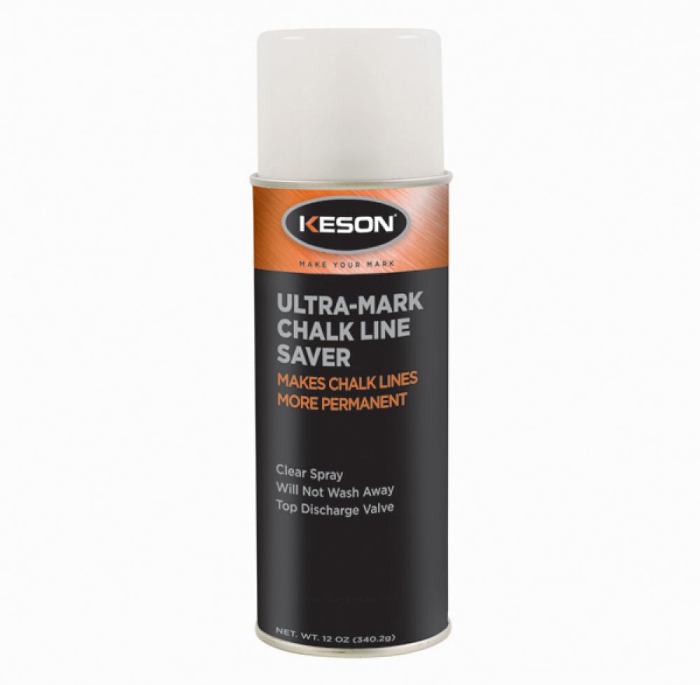 SPRAY PAINT, UPSIDE DOWN, 16 OZ CLEAR ACRYLIC, CHALK LINE SAVER