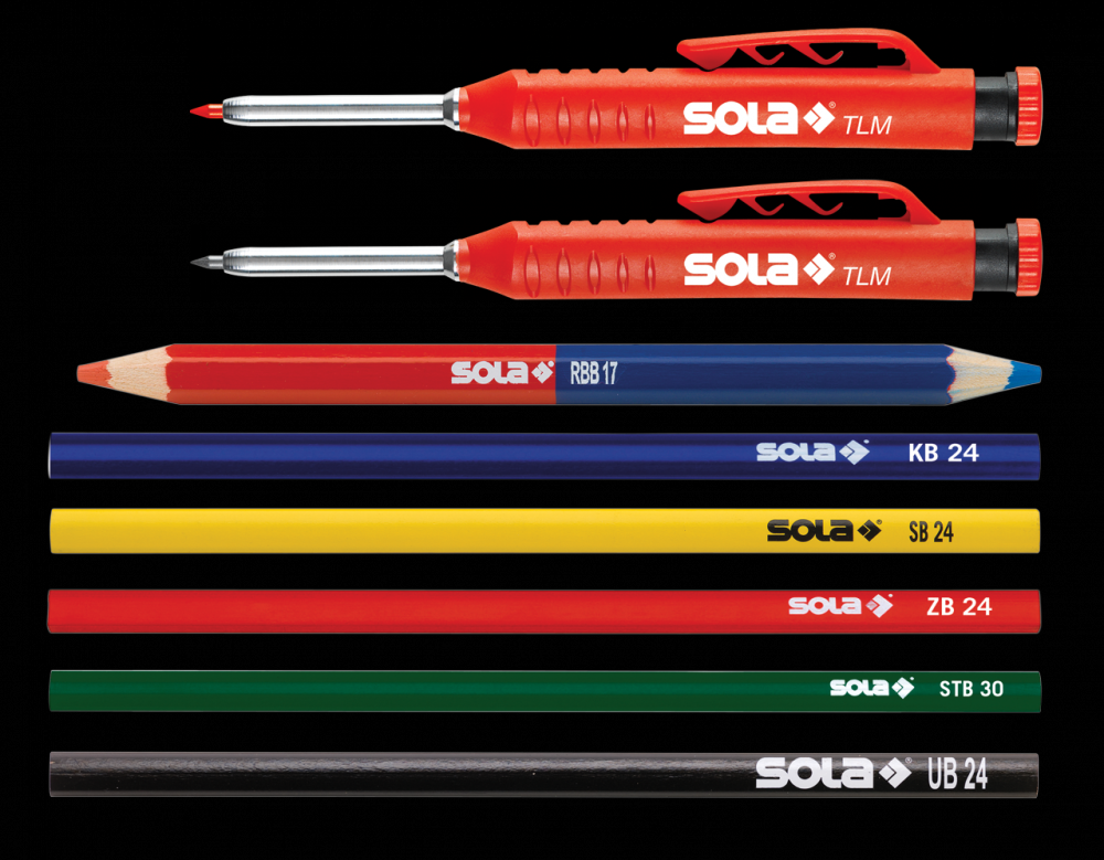 RBB17 9.5&#34; CARPENTER&#39;S PENCIL RED/BLUE *NEW ITEM