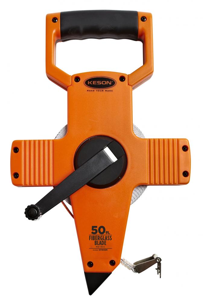 15M M, 2MM, UNITS: METRIC FIBERGLASS TAPE MEASURE WITH HOOK