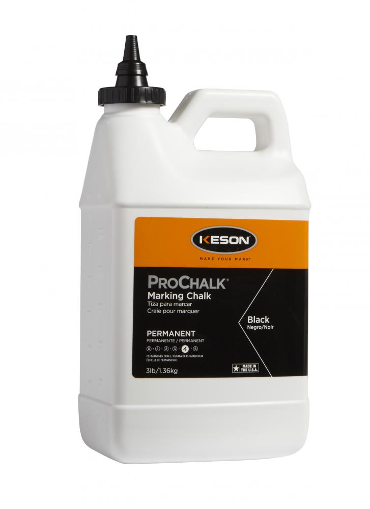 PROCHALK® LEVEL 4, PERMANENT, BLACK, 3 LBS