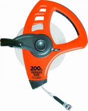 Keson FLT1810200 - 200 FT, UNITS: IN, 1/8, AND FT, 1/10, 1/100, FREEWHEELING FIBERGLASS TAPE MEASURE