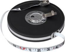 Keson MC181050 - 50 FT, UNITS: IN, 1/8, AND FT, 1/10, 1/100, FIBERGLASS TAPE MEASURE CLOSED CASE