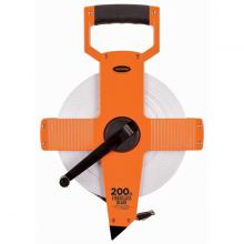 Keson OTR18200 - 200 FT, UNITS: IN, 1/8, FIBERGLASS TAPE MEASURE WITH HOOK