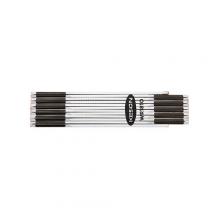 Keson WR1810 - 6' x 5/8" WHITE WOOD RULE, SIDE 1: FT & IN, SIDE 2: FT & 10ths; ENGINEERS'