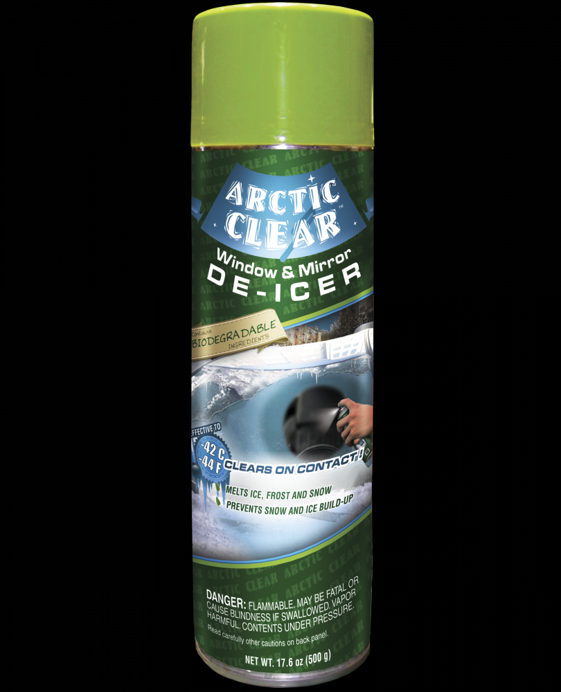500 G Can Arctic CLEAR Window & Mirror De-icer