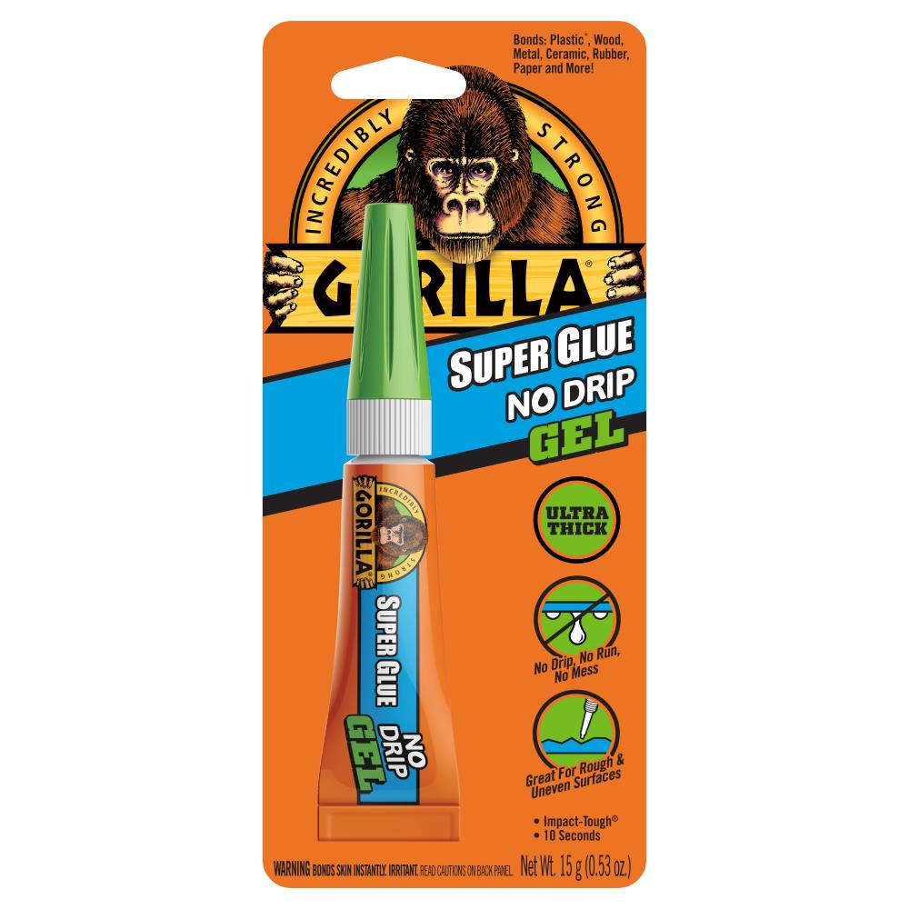 GORILLA SUPER GLUE PRECISE GEL 15G TUBE 5PC DISPLAY