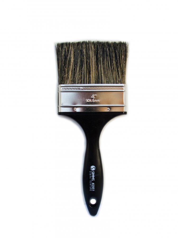 Stain brush bristle blend 100mm
