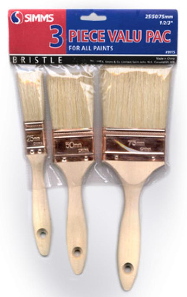 Promo bristle brush set 3pc