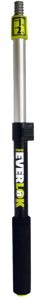 Pro Everlok aluminum extension pole 1&#39;-2&#39;