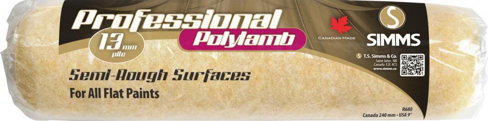 Pro Polylamb roller cover 240mm x 13mm pile