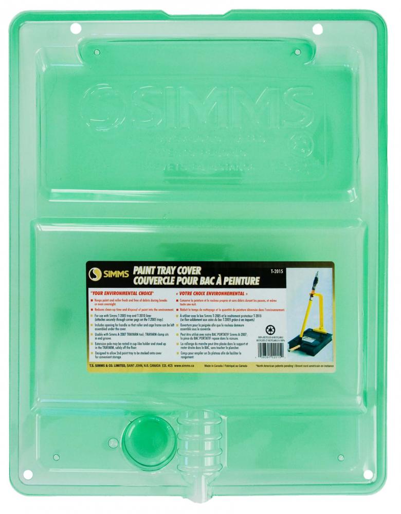 Plastic paint tray cover for T2005 tray