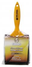 T.S. Simms 1200-100 - Econo Grade polyester paint brush flat 100mm