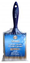 T.S. Simms 1400-100 - Premier Quality poly/nylon paint brush flat 100mm