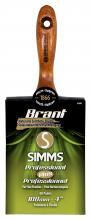 T.S. Simms 2600-100 - Professional bristle blend paint brush flat 100mm