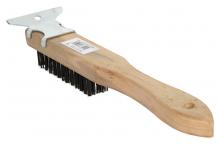 T.S. Simms 6350 - Wire scratch brush with scraper 5-row