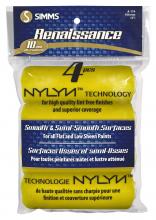 T.S. Simms A174 - Lint free mini roller cover 100mm x 10mm pile 4pk
