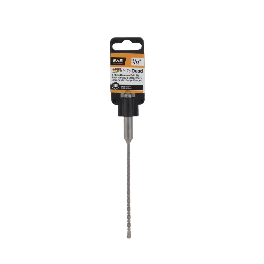 5/32&#34; x 4&#34; x 6&#34; Masonry SDS Quad Industrial Drill Bit