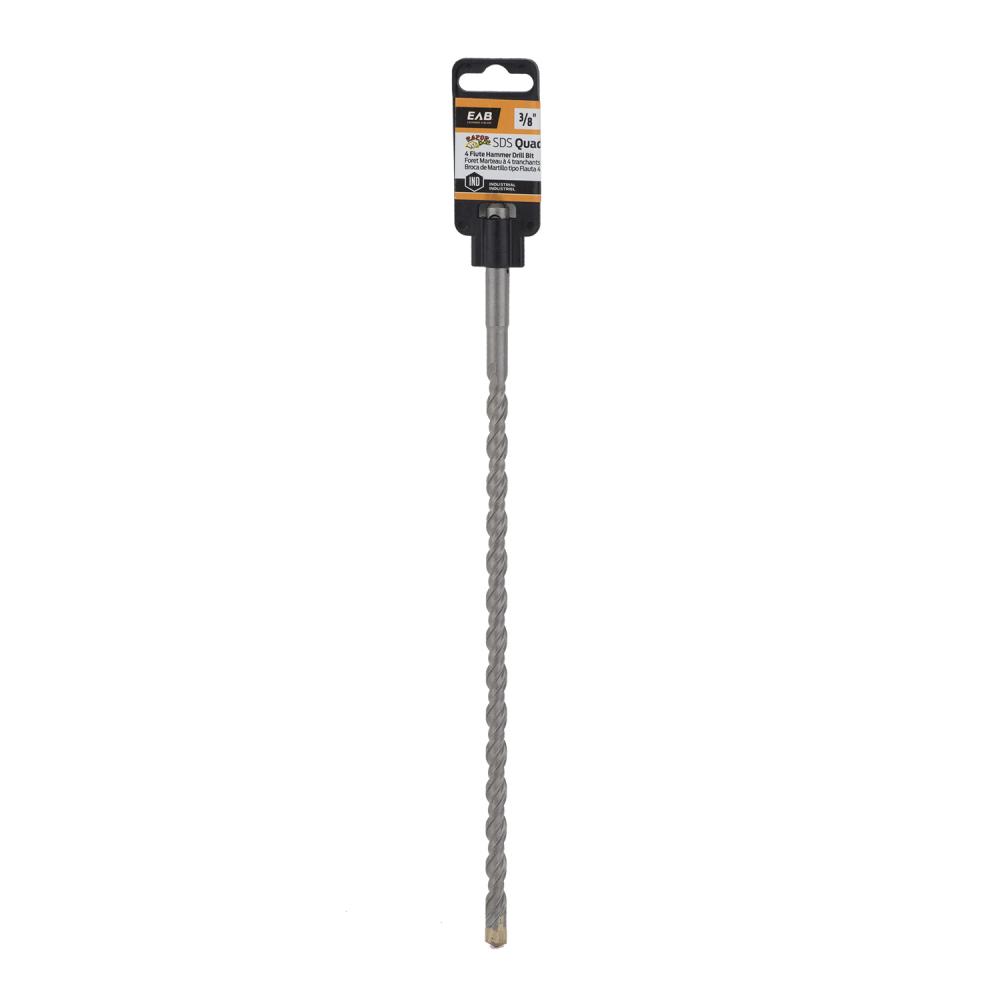 3/8&#34; x 10&#34; x 12&#34; Masonry SDS Quad Industrial Drill Bit