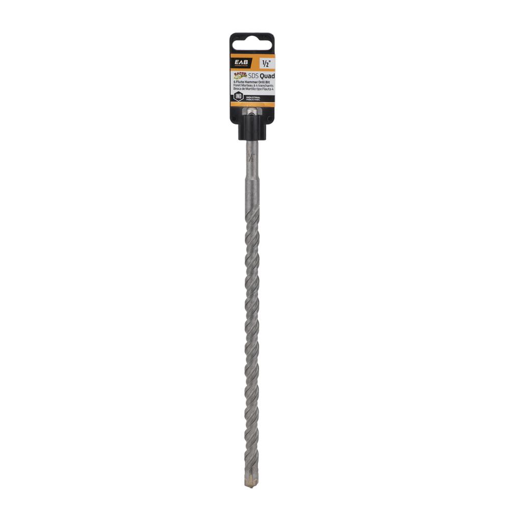 1/2&#34; x 10&#34; x 12&#34; Masonry SDS Quad Industrial Drill Bit