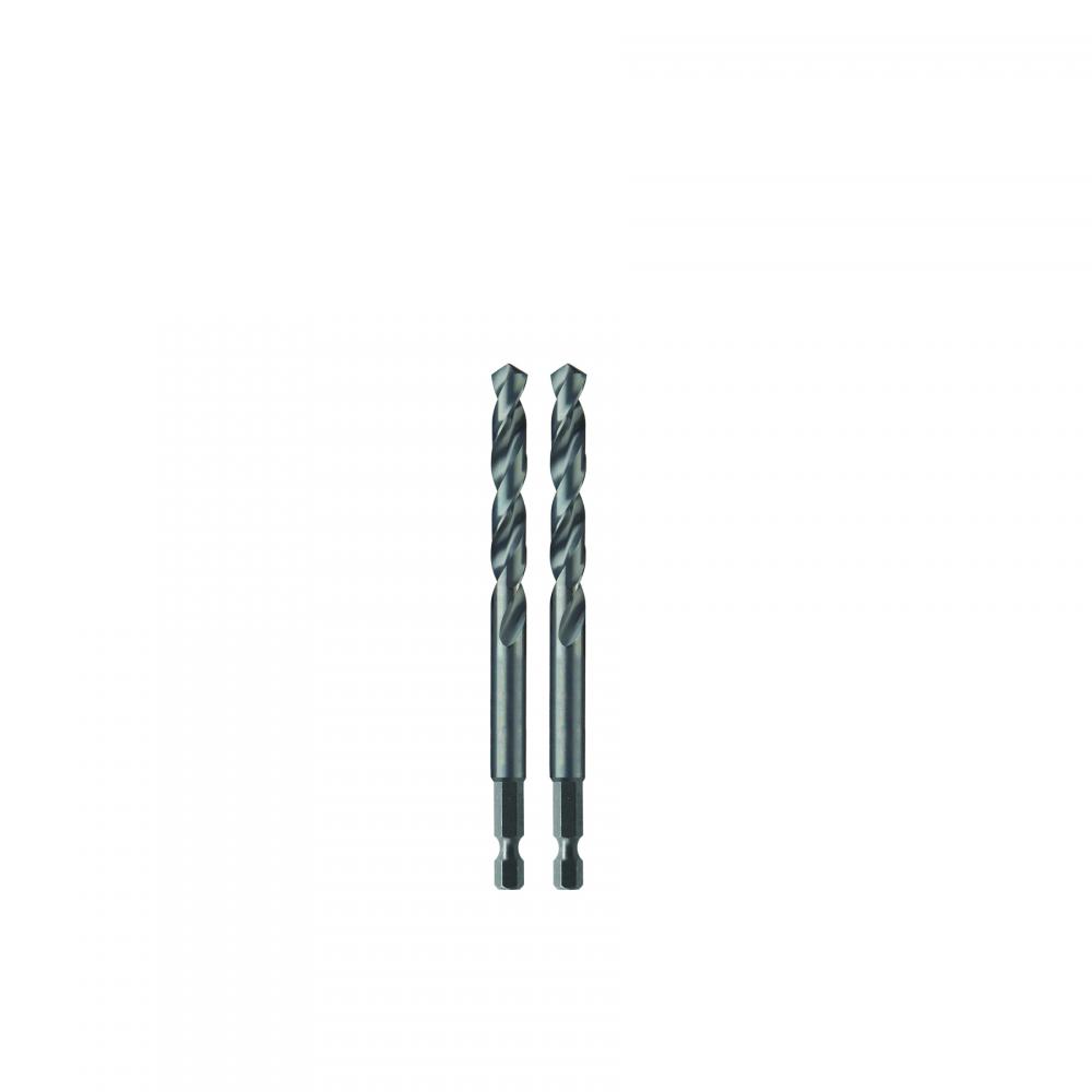 1/8&#34; x 1 1/2&#34; x 3&#34; Wood Impact Hex Shank Industrial Drill Bit (2 Pack)