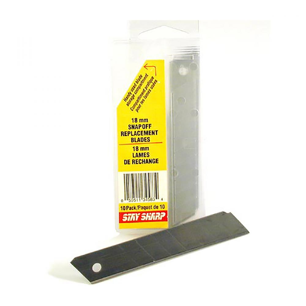 18mm  Knife Replacement Blades (10 Pack)