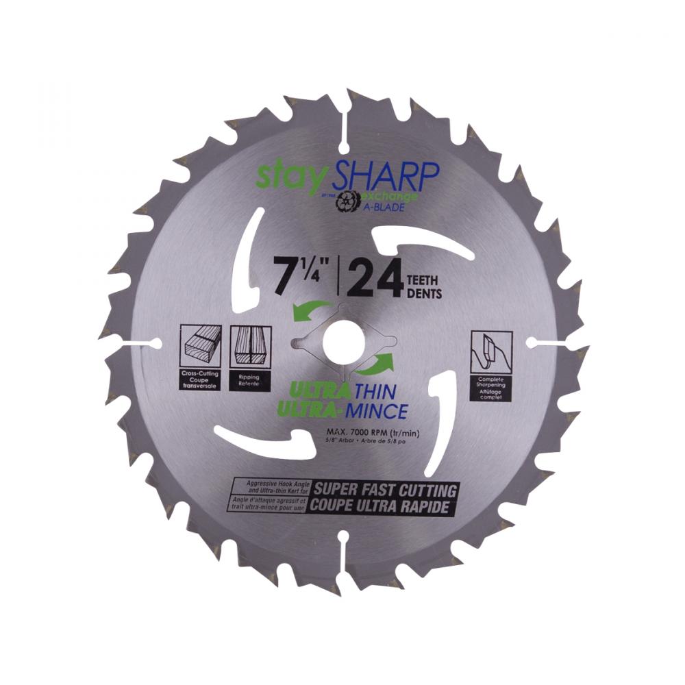 7 1/4&#34; x 24 Teeth Framing Ultra Thin Saw Blade
