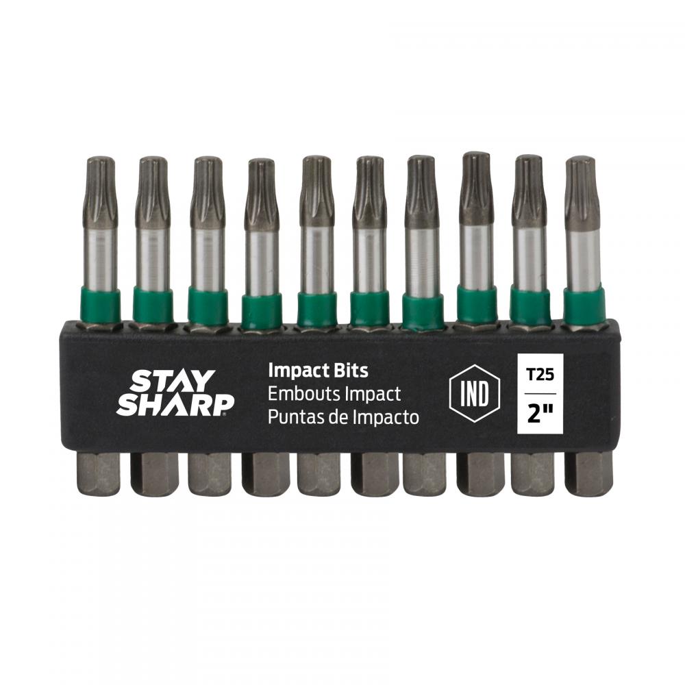 2&#34; x T25 Impact Bit Clip Torx (10 Pack)