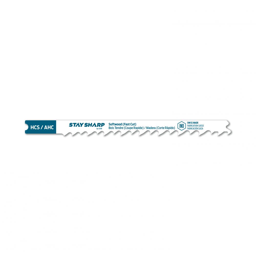 4&#34; x 5/6 tpi HCS Shank U-Shank (2 Pack) Industrial Jig Saw Blade