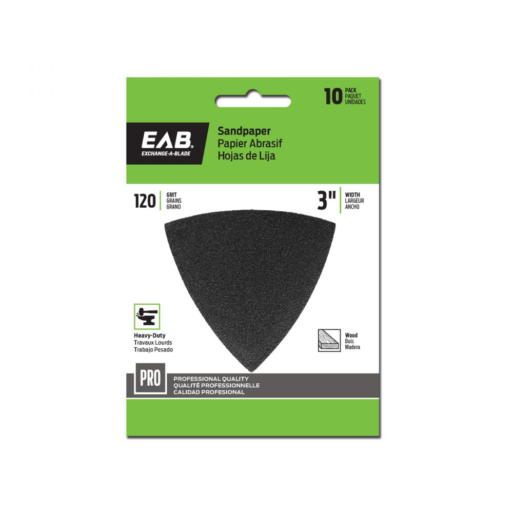 3&#34; x120 Grit Sandpaper (10 Pack) Professional Oscillating Accessory