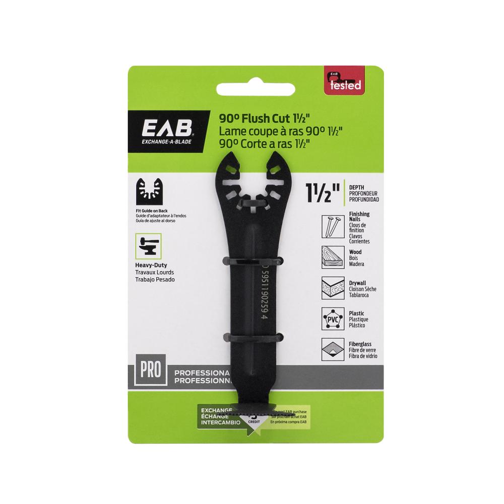 90°x 1 1/2&#34; Flush Cut Professional Oscillating Accessory
