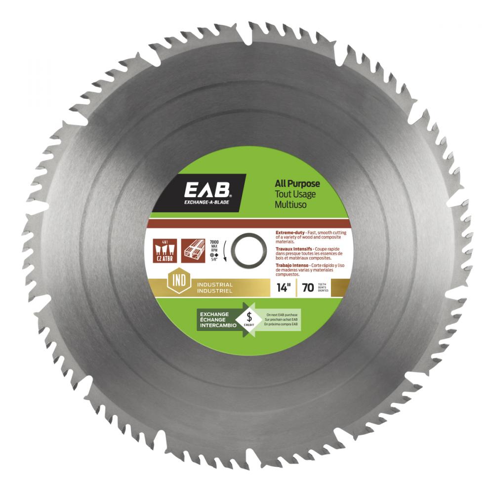 14&#34; x 70 Teeth All Purpose Industrial Saw Blade