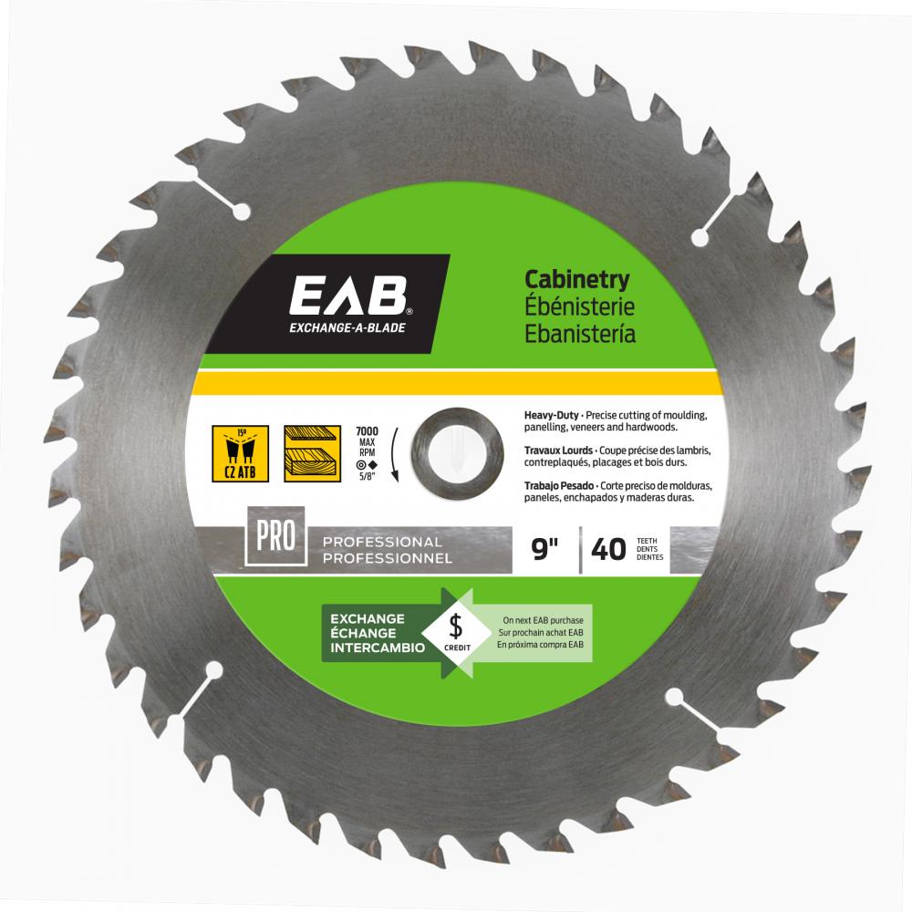 9&#34; x 40 Teeth Finishing Cabinetry Professional Saw Blade