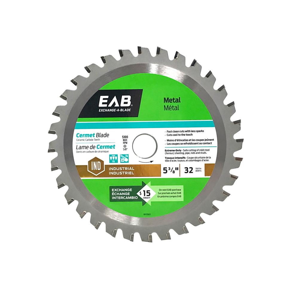 5 3/8&#34; x 32 Teeth Metal Cutting Cermet Industrial Saw Blade