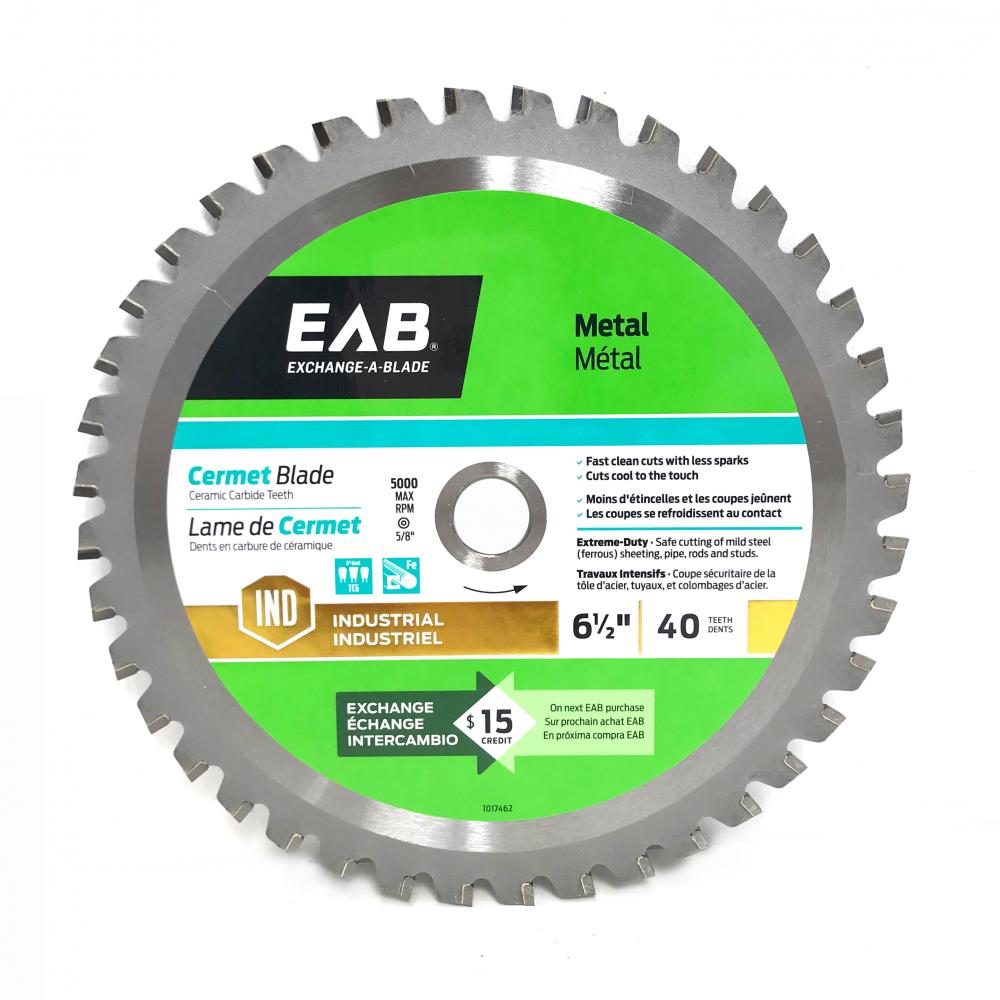 6 1/2&#34; x 40 Teeth Metal Cutting Cermet Industrial Saw Blade