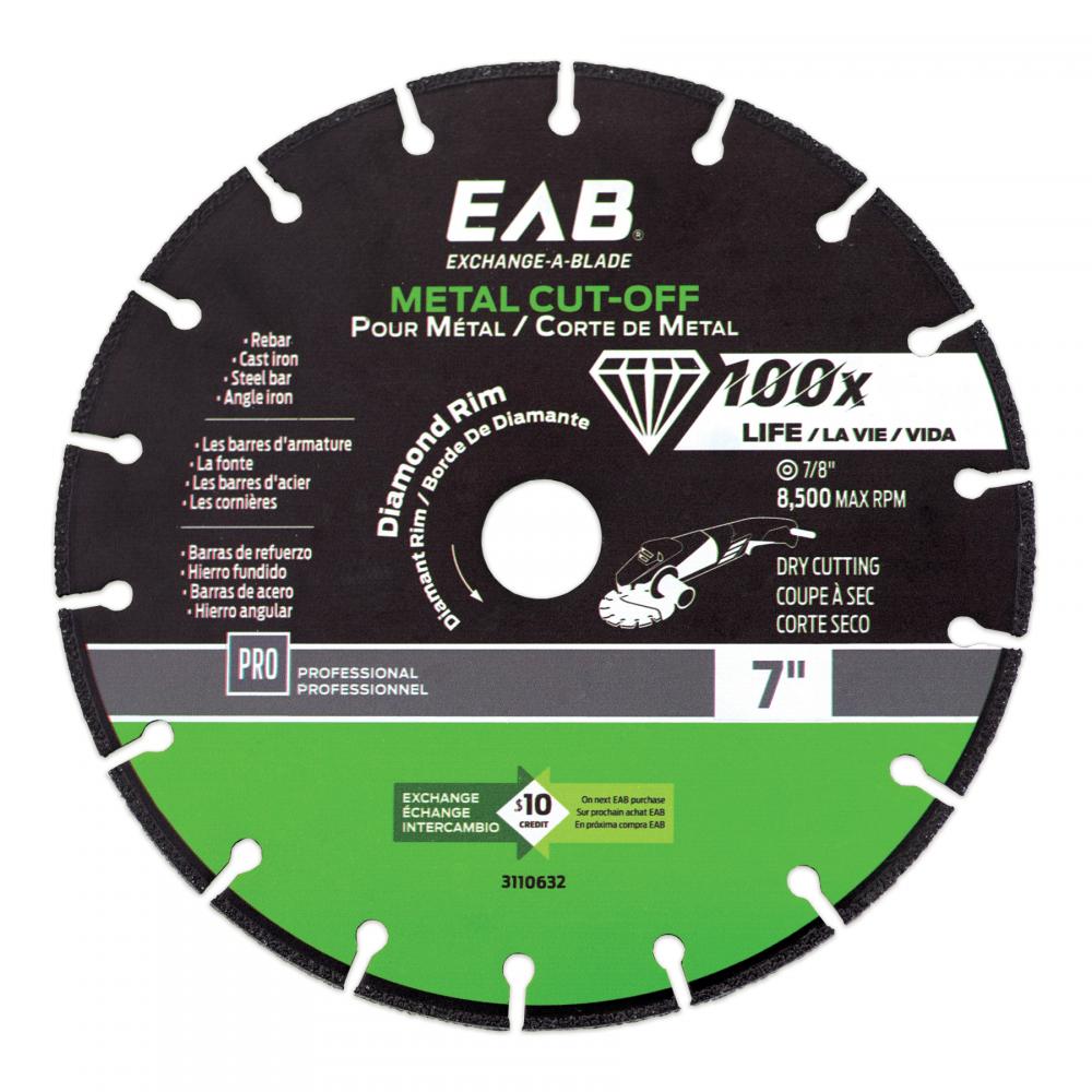 7&#34; Metal Cutting Steel Professional Diamond Blade