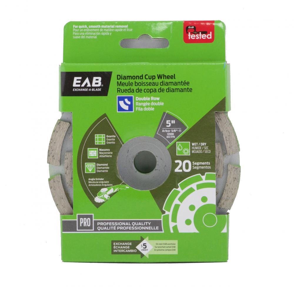 5&#34; Specialty Cup Wheel Segmented Double Row Concrete Professional Diamond Blade
