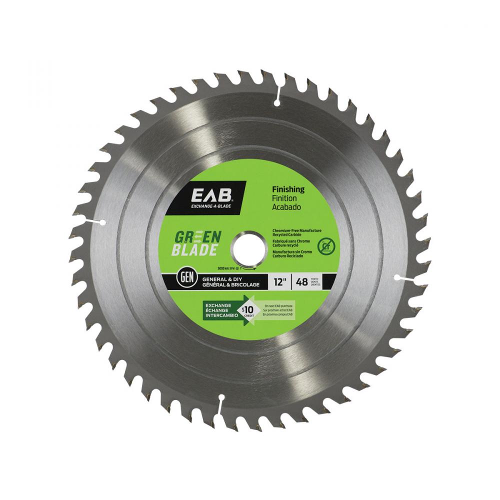 12&#34; x 48 Teeth Finishing Green Blade Saw Blade
