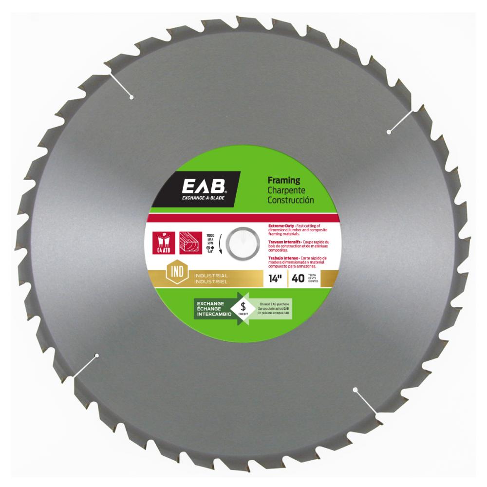14&#34; x 40 Teeth Framing Industrial Saw Blade