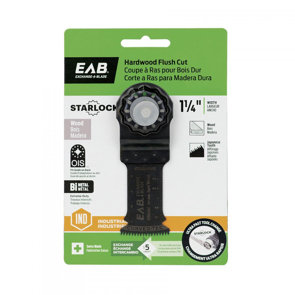 1 1/4&#34; Bimetal Flush Cut (Hardwood) - Starlock Industrial Oscillating Accessory