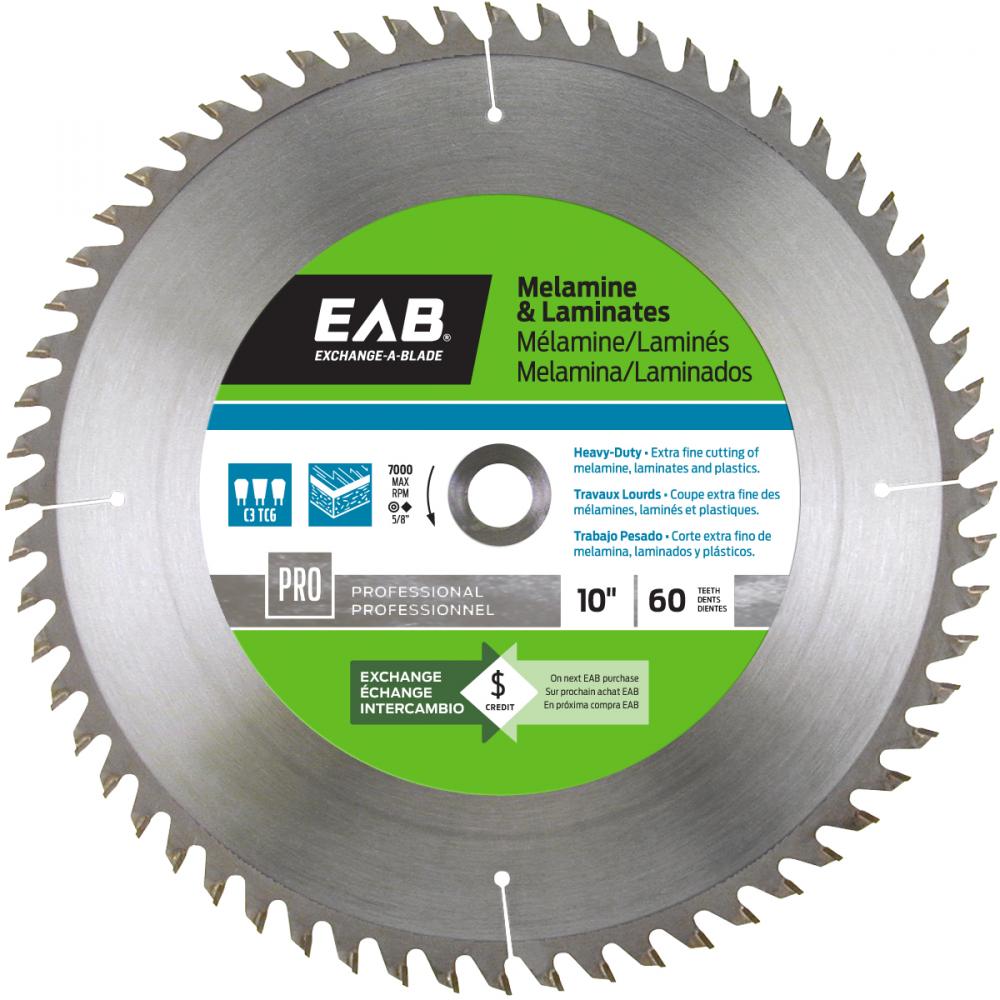 10&#34; x 60 Teeth Finishing Melamine Professional Saw Blade