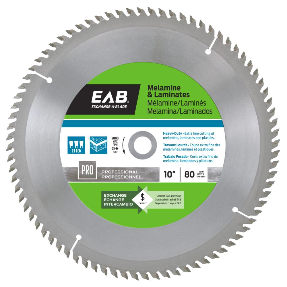 10&#34; x 80 Teeth Finishing Melamine Professional Saw Blade