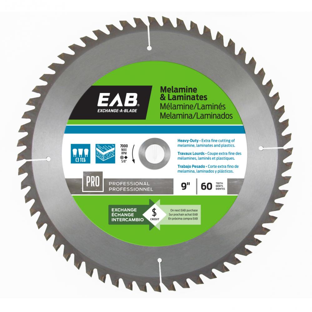 9&#34; x 60 Teeth Finishing Melamine Professional Saw Blade