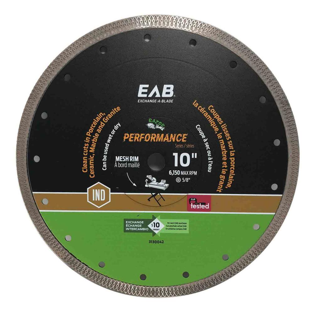 10&#34; Mesh Rim Porcelain Tile Industrial Diamond Blade