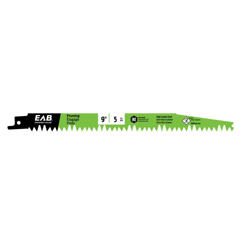 9&#34; x 5 tpi HCS Industrial Reciprocating Blade