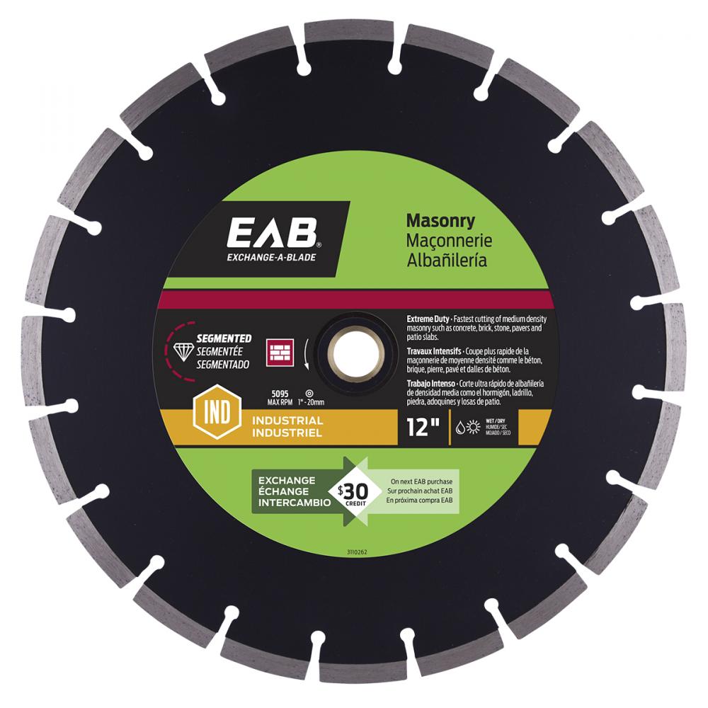 12&#34; Segmented Rim Concrete Black Industrial Diamond Blade