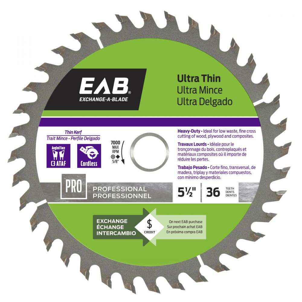 5 1/2&#34; x 36 Teeth Finishing Ultra Thin Professional Saw Blade