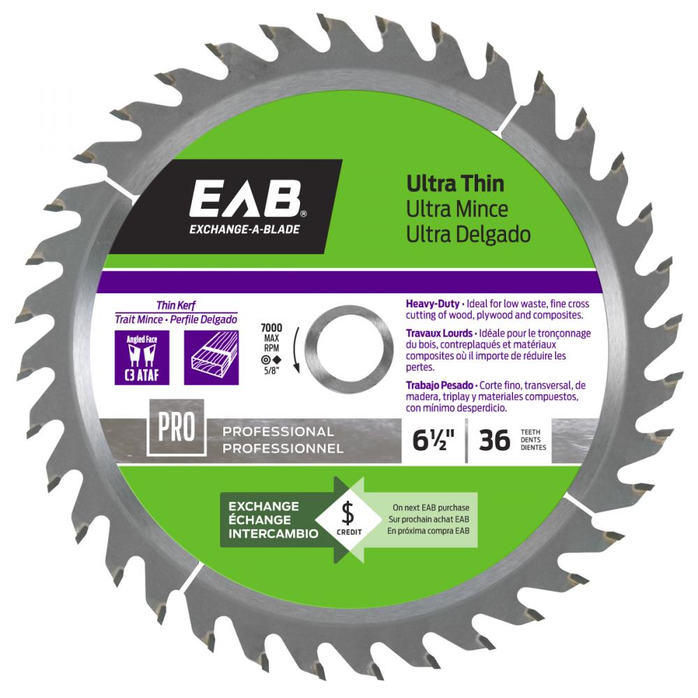 6 1/2&#34; x 36 Teeth Finishing Ultra Thin Professional Saw Blade
