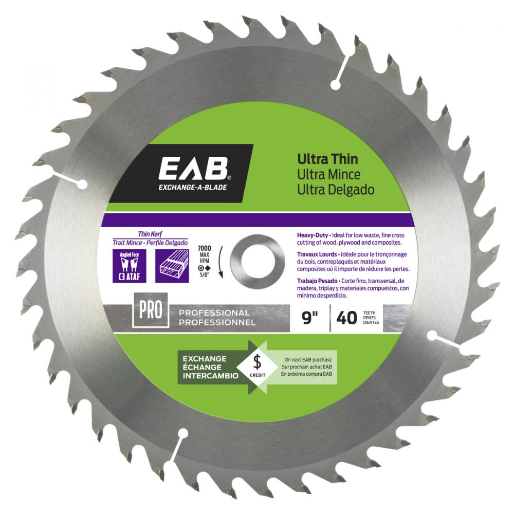 9&#34; x 40 Teeth Finishing Ultra Thin Professional Saw Blade
